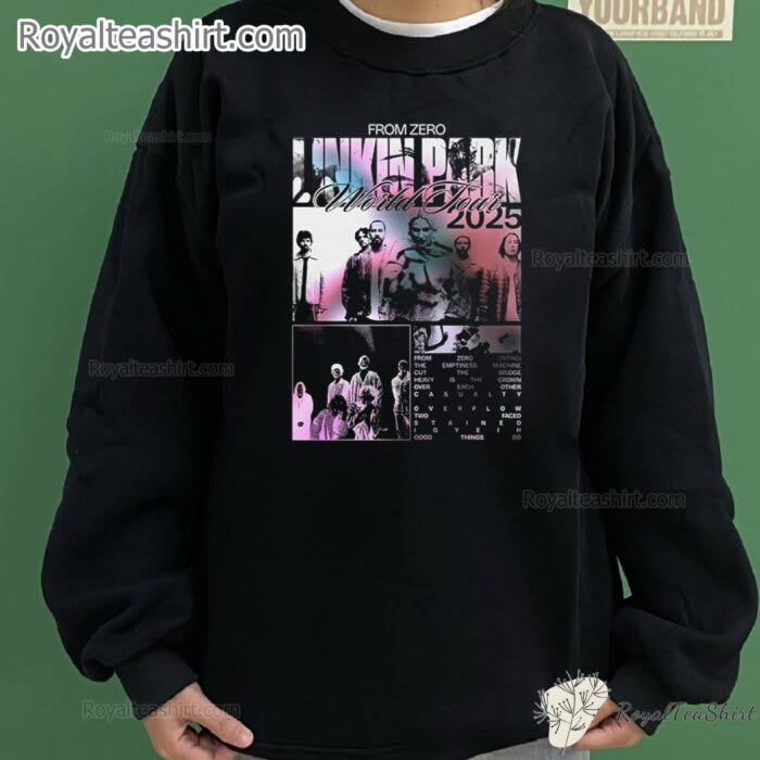 Linkin Park From Zero World Tour 2025 Unisex T-shirt | Styled Linkin Park From Zero World Tour 2025 Unisex T-shirt | Styled