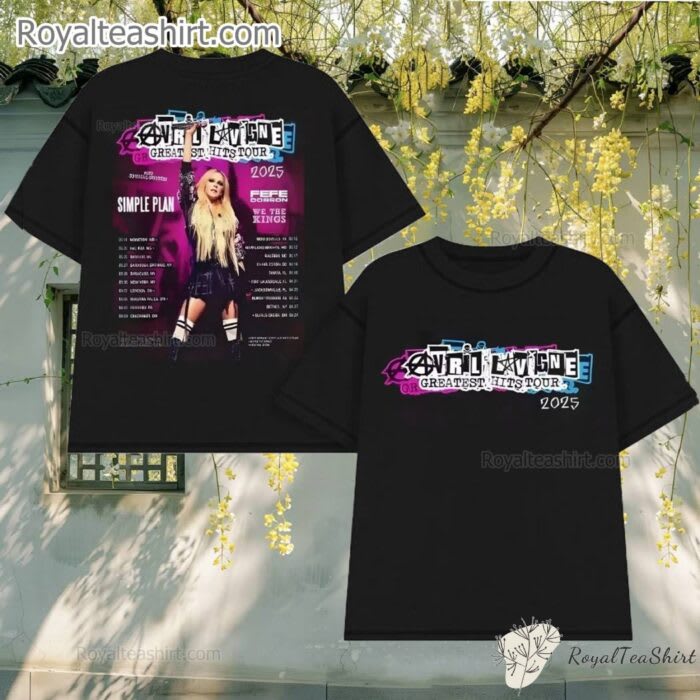 AVRIL LAVIGNE 初来日ツアーTシャツ 未使用 新品同 Avril Lavigne Japan Tour 2022 Tシャツ M 黒 ブラック