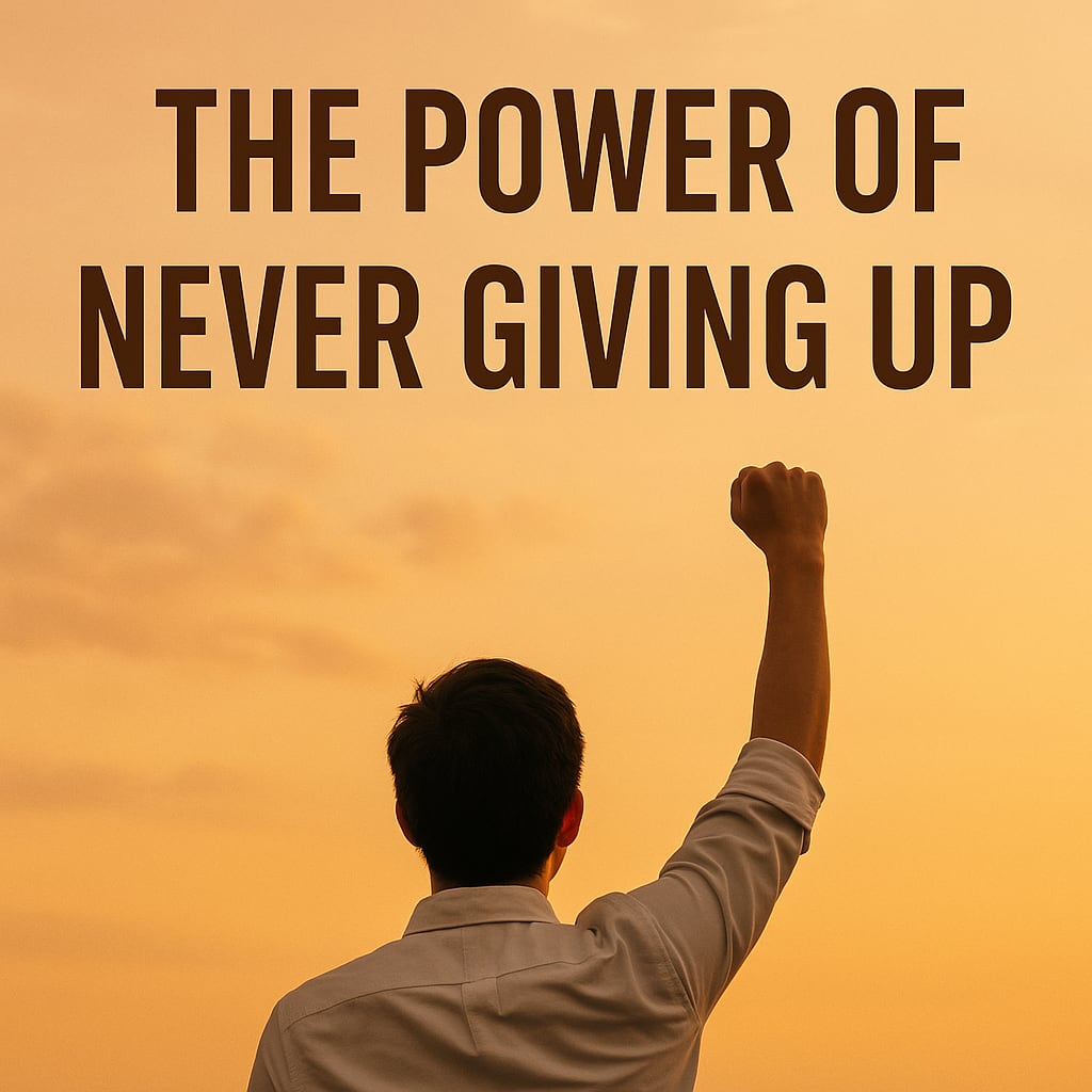 The Power Of Never Giving Up | Education