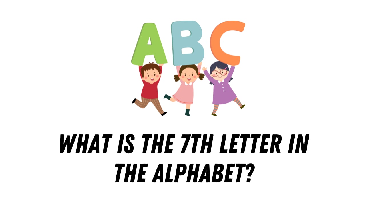 The Riddler Alphabet What is the 7th Letter in the Alphabet? Riddle and Answer Explained ...
