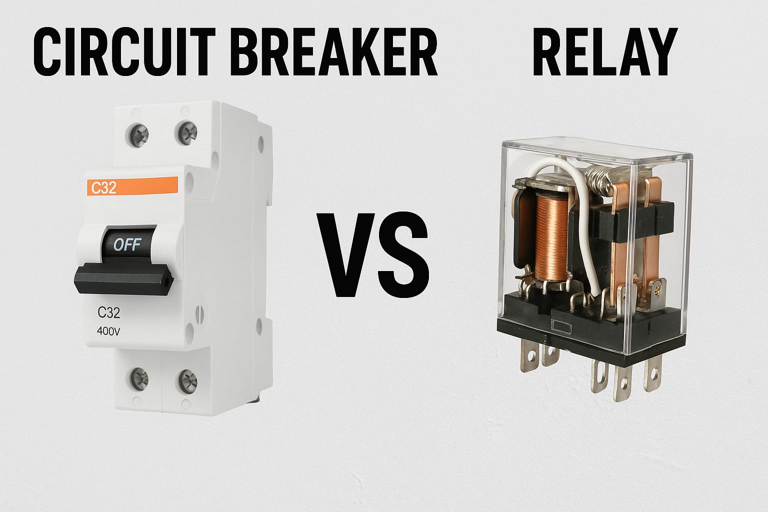 The difference between circuit breakers and overload relays | Serve