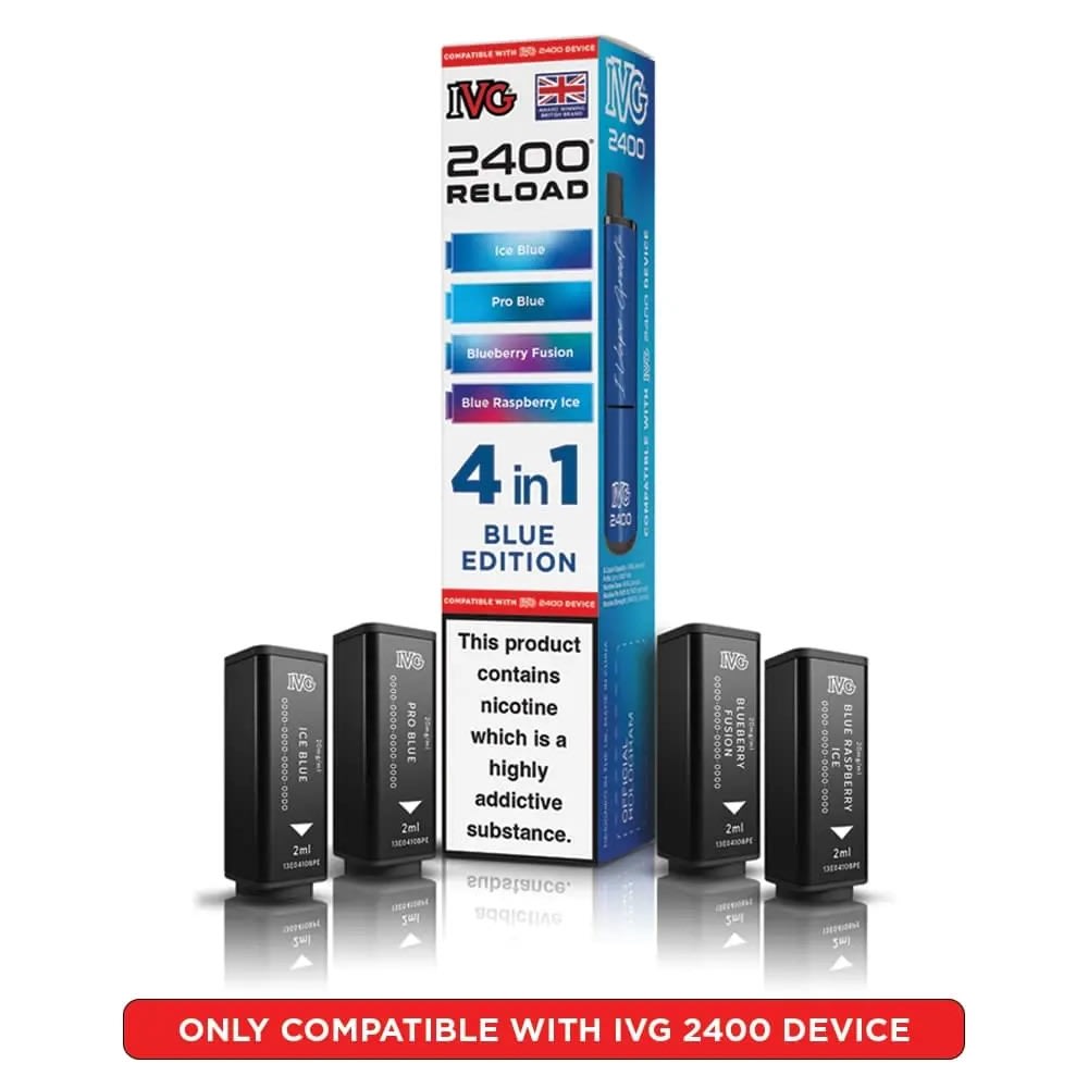 How Much Nicotine Is in an IVG 2400 Reload Pod?