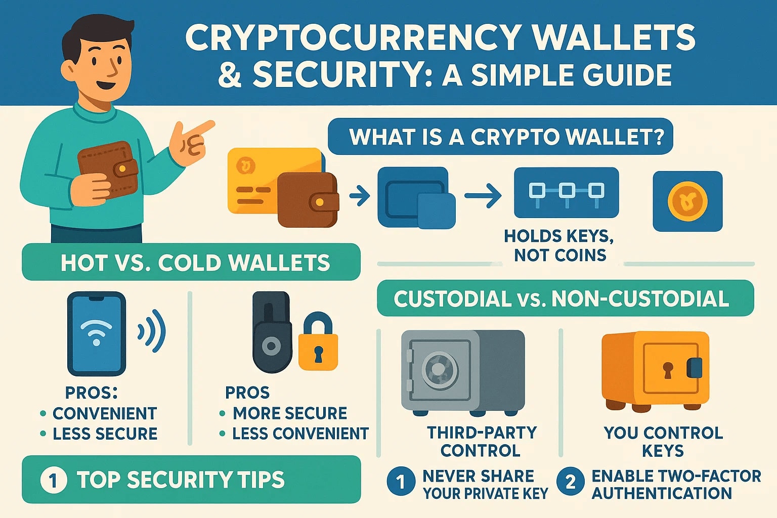 Cryptocurrency Wallets Explained: How They Work and Stay Secure | 01