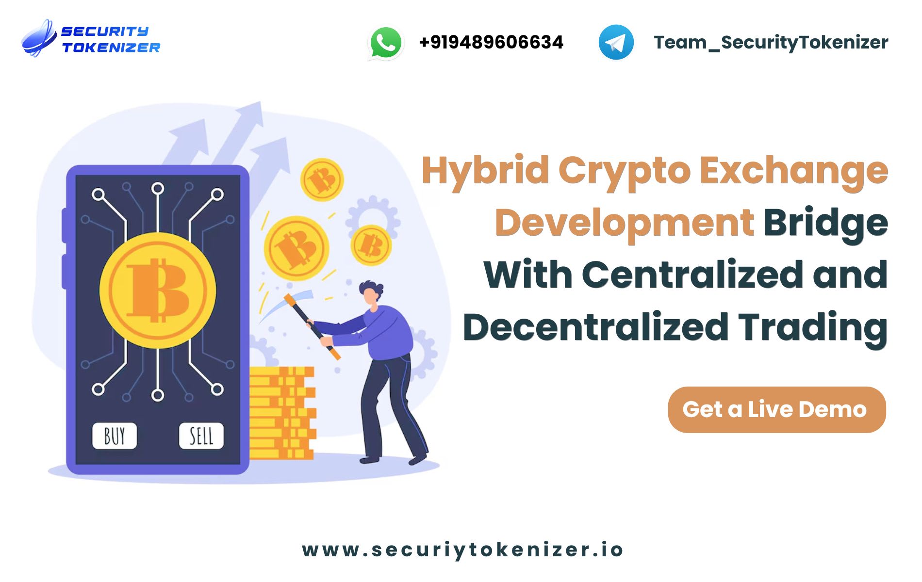 Hybrid Crypto Exchange Development: Bridge With Centralized and  Decentralized Trading | The Chain