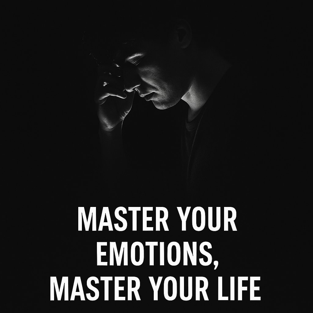 Master Your Emotions, Master Your Life | Motivation, image size:1024x1024