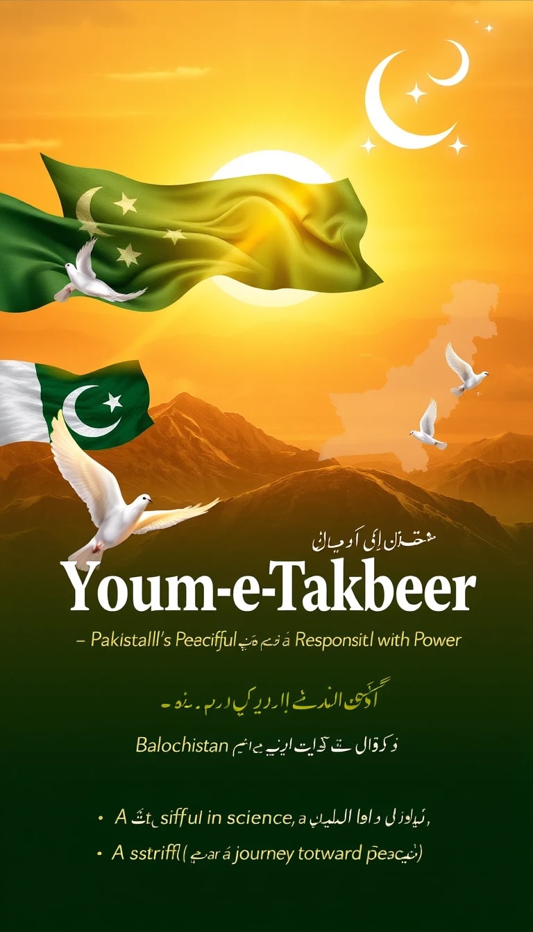 Youm-e-Takbeer: Pakistan's Peaceful Rise as a Responsible Nuclear Power |  The Swamp, image size:768x1344