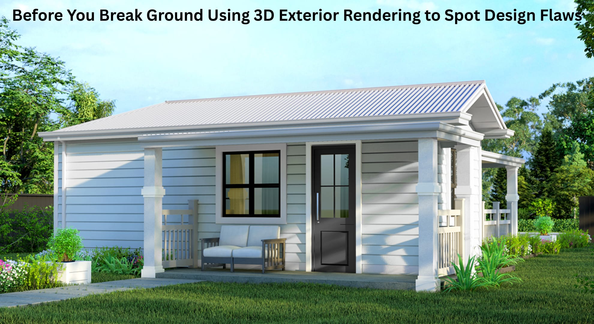 Before You Break Ground Using 3D Exterior Rendering to Spot Design Flaws