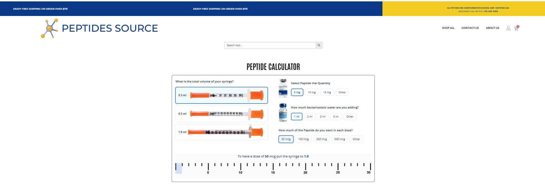 ipamorelin peptide calculator cjc-1295 increase gh igf-1 how much bac water for