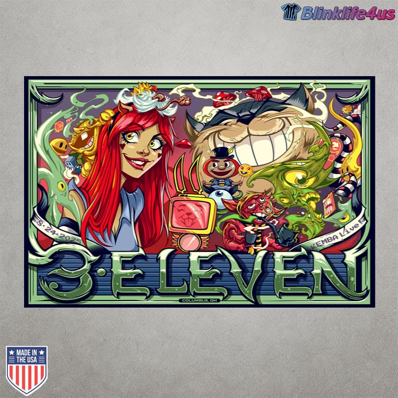 311 Band August 24 2025 Columbus OH Tour Poster | Art