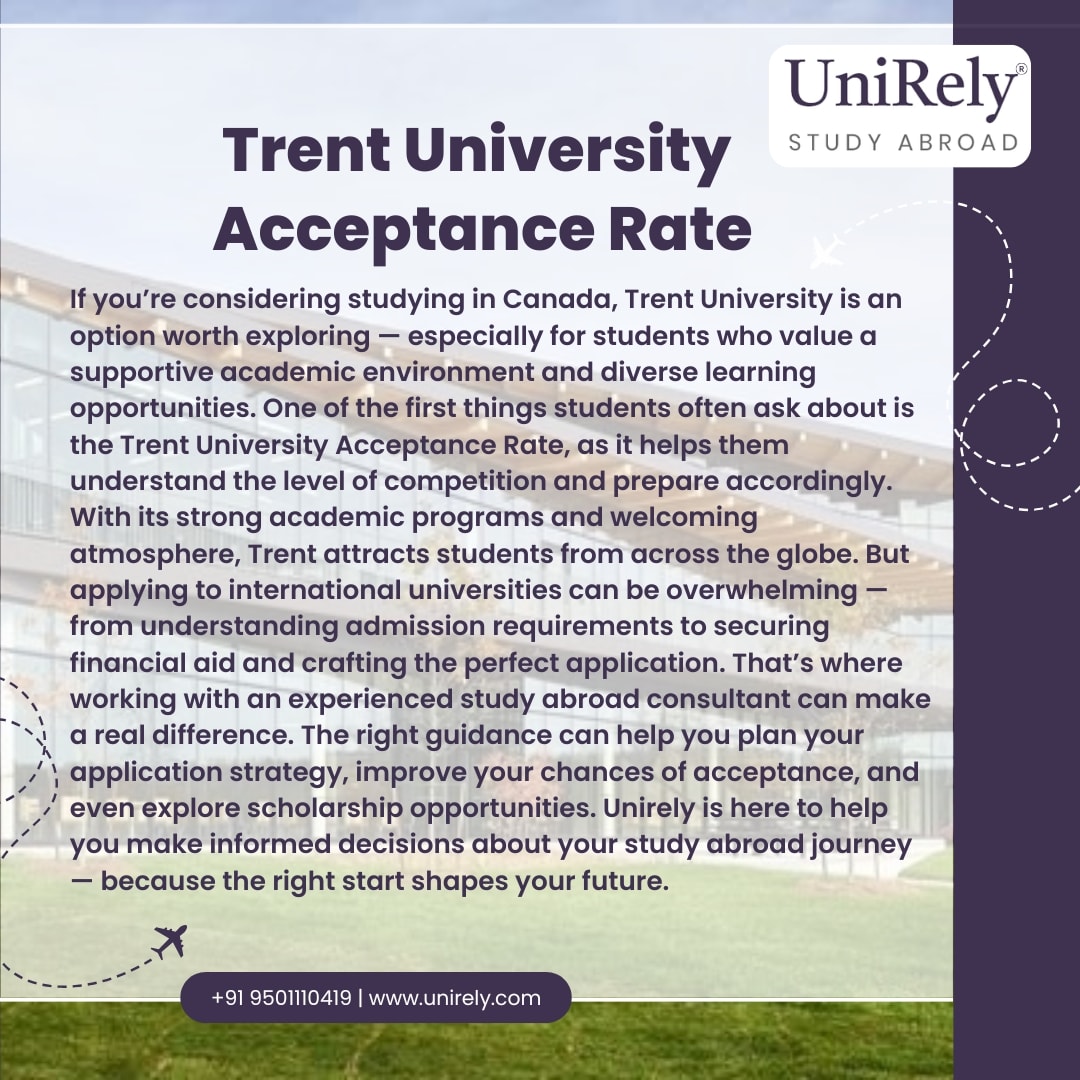 Trent University Acceptance Rate | Education