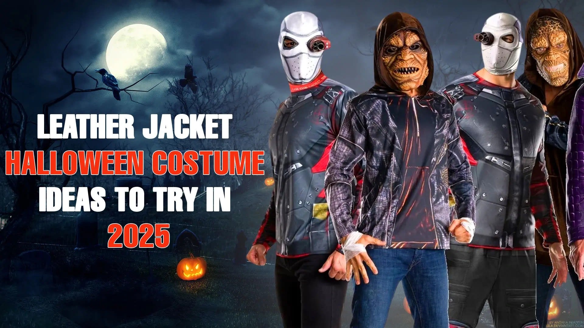 Leather jacket halloween costume idea