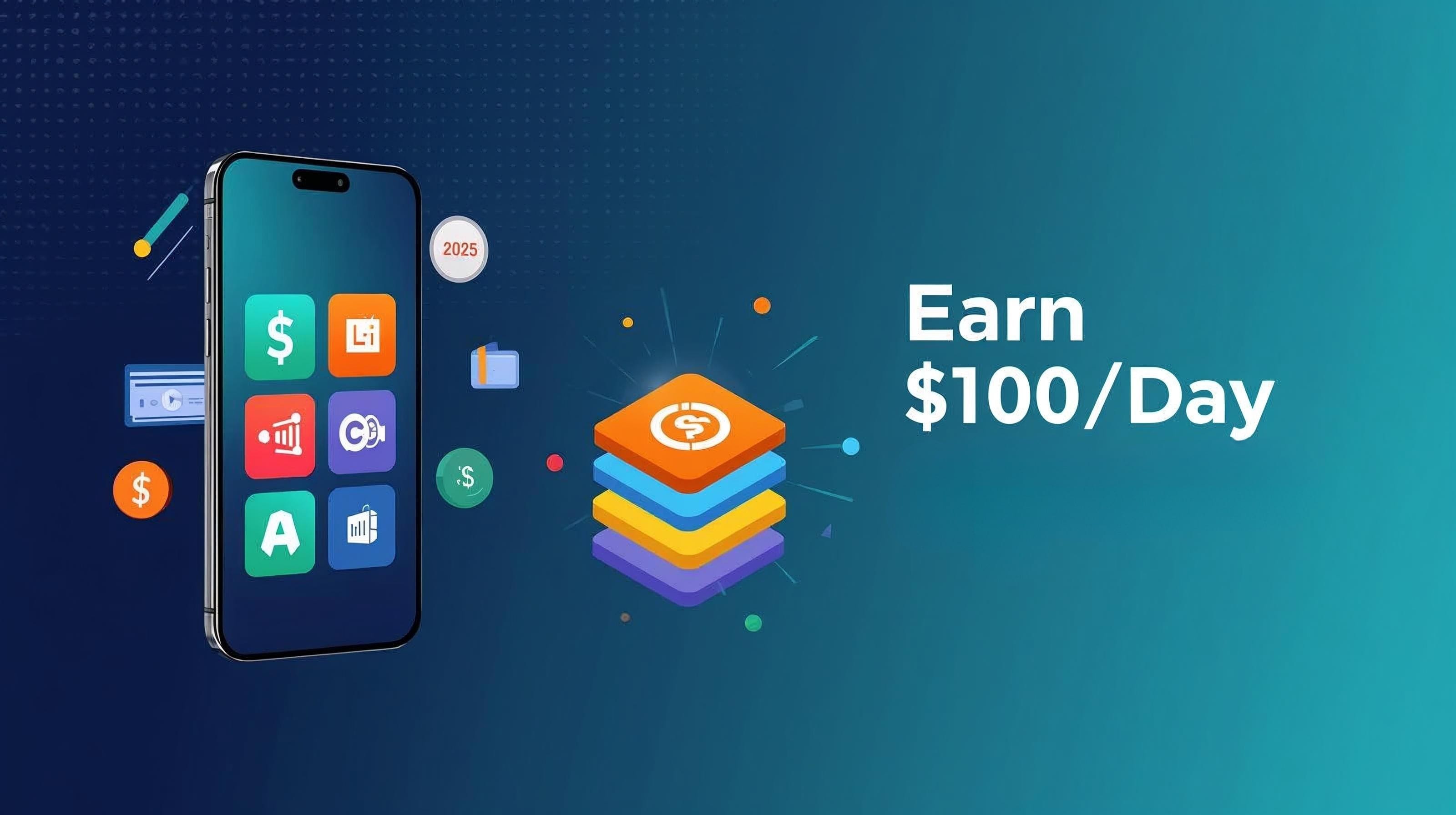 Top Apps that pay $100 for a day in 2025 | 01