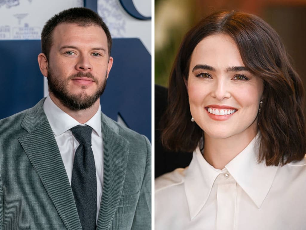 Jimmy Tatro and Zoey Deutch engagement photo