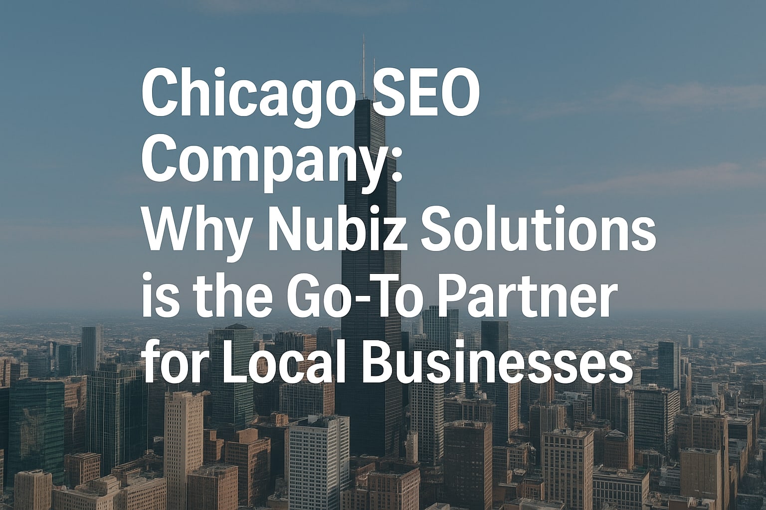 Chicago SEO Company: Why Nubiz Solutions is the Go-To Partner for Local Businesses