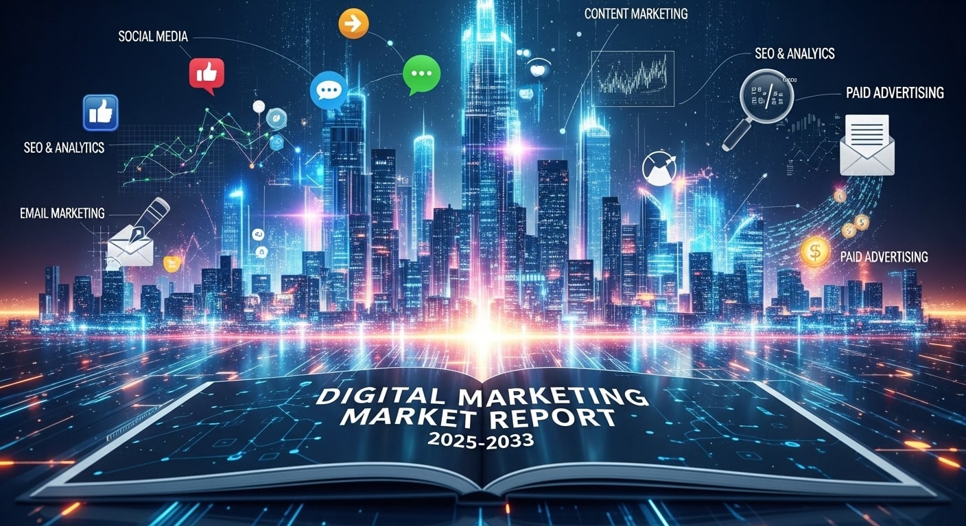 Digital Marketing Market Set to Reach USD 1,189.5 Billion by 2033, Boosted by Social Media Growth
