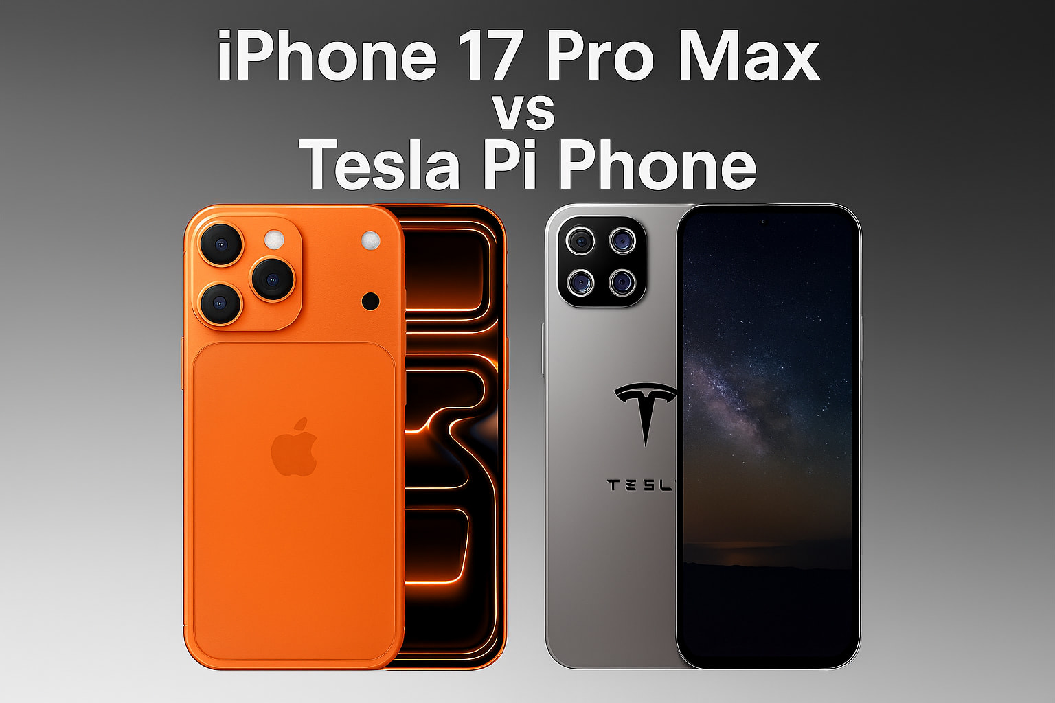 iPhone 17 Pro Max vs Tesla Pi Phone: The Ultimate 2025 Flagship Showdown