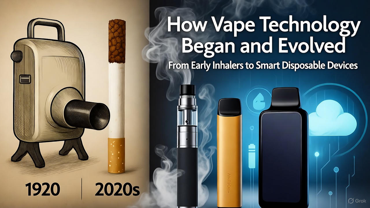 history of vapes How Vape Technology Began and Evolved