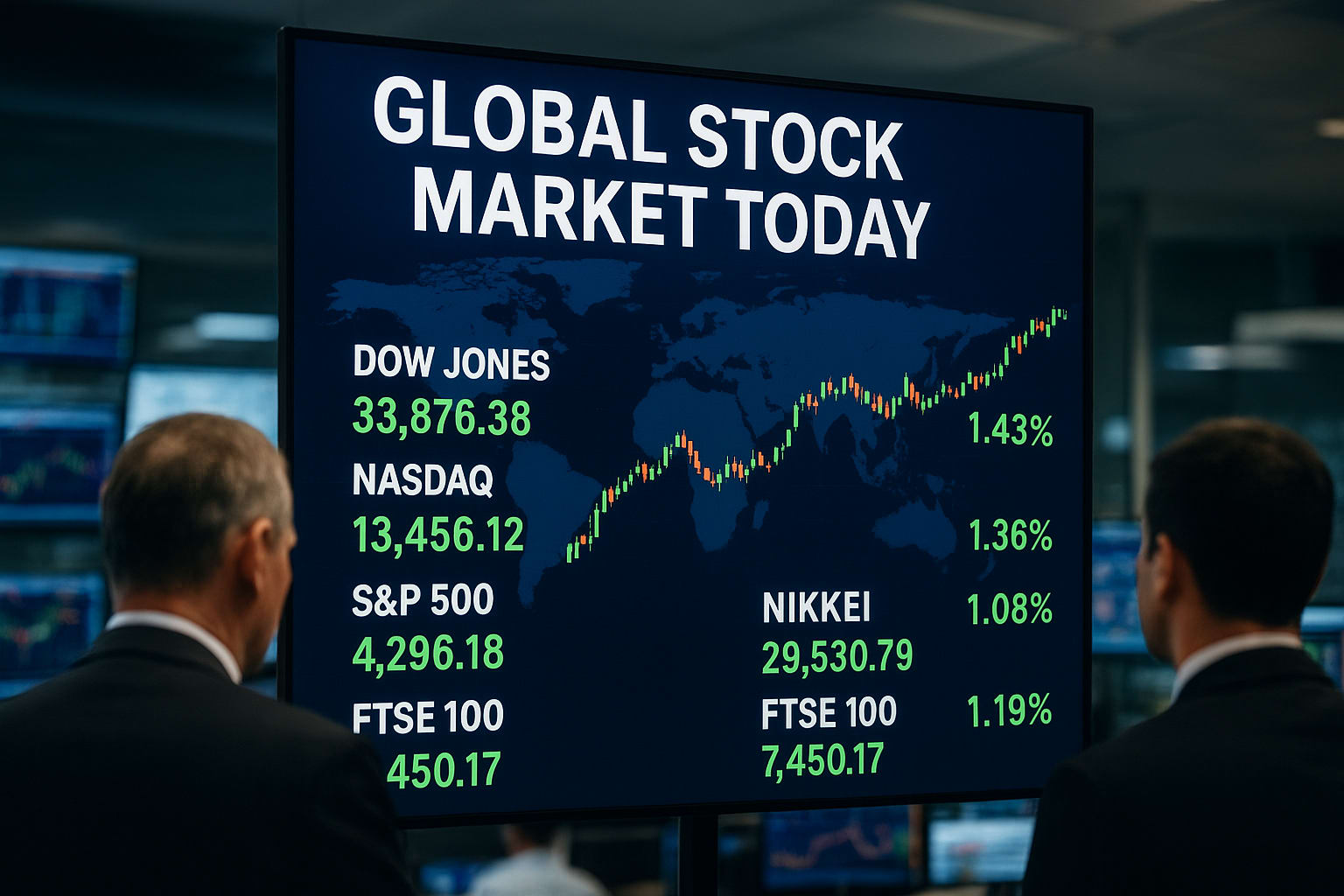 Global Stock Market Today: Major Indices Rally as Investors React to U.S. Inflation and Tech Earnings