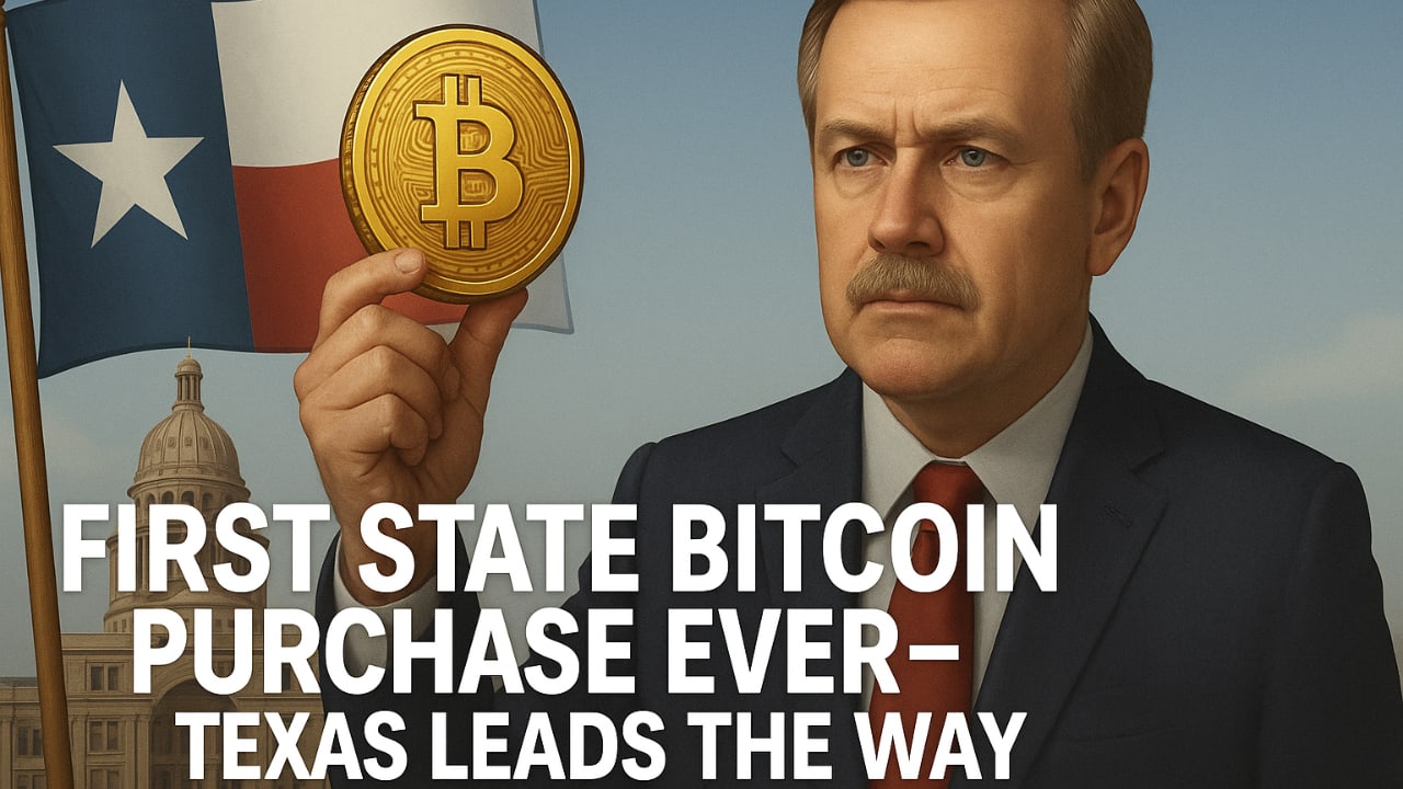 Texas Just Made Its First Bitcoin Buy — And It Could Change Everything | 01