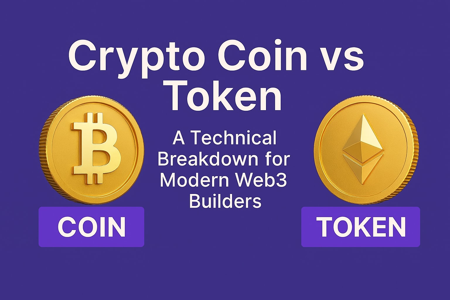 Crypto Coin vs Token: A Technical Breakdown for Modern Web3 Builders | The  Chain