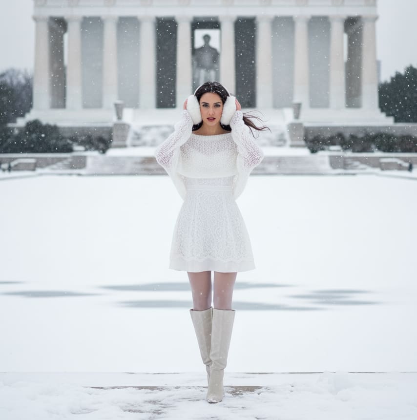 Winter Graduation Style: How to Look Elegant, Stay Warm, and Shine in Your  White Dress | Styled