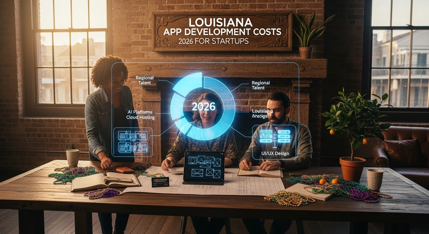Louisiana App Development Costs 2026 for Startups