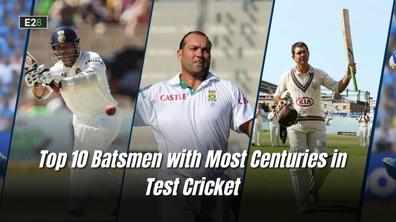 Top 10 Batsmen with Most Centuries in Test Cricket | Cleats