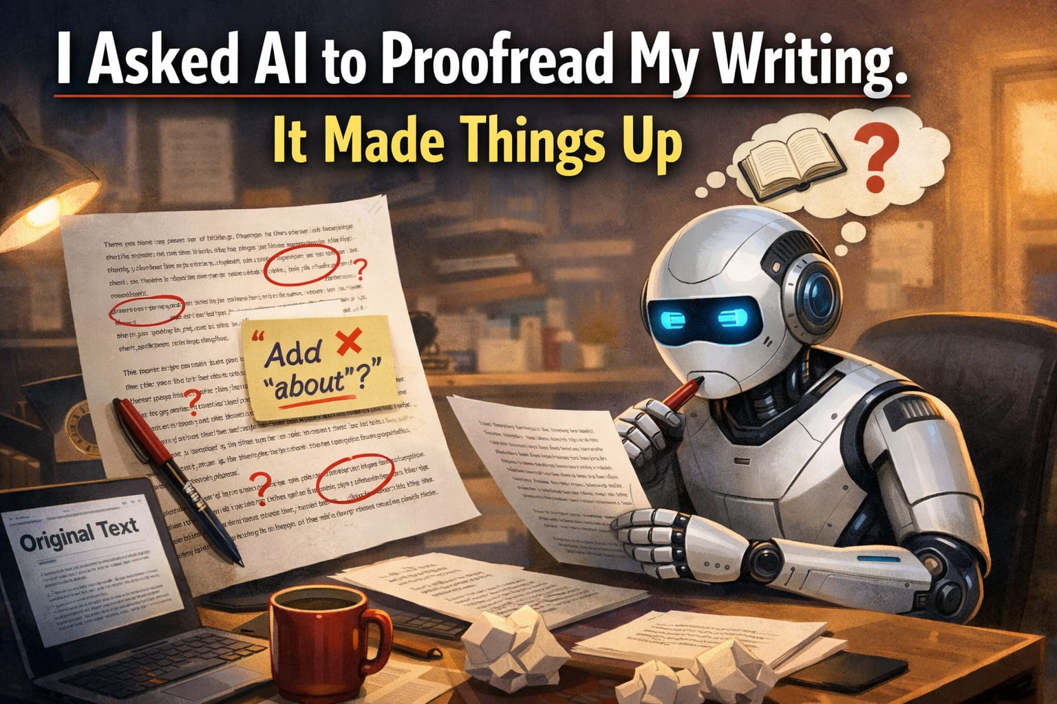 When I Asked AI to Proofread My Writing, It Made Things Up
