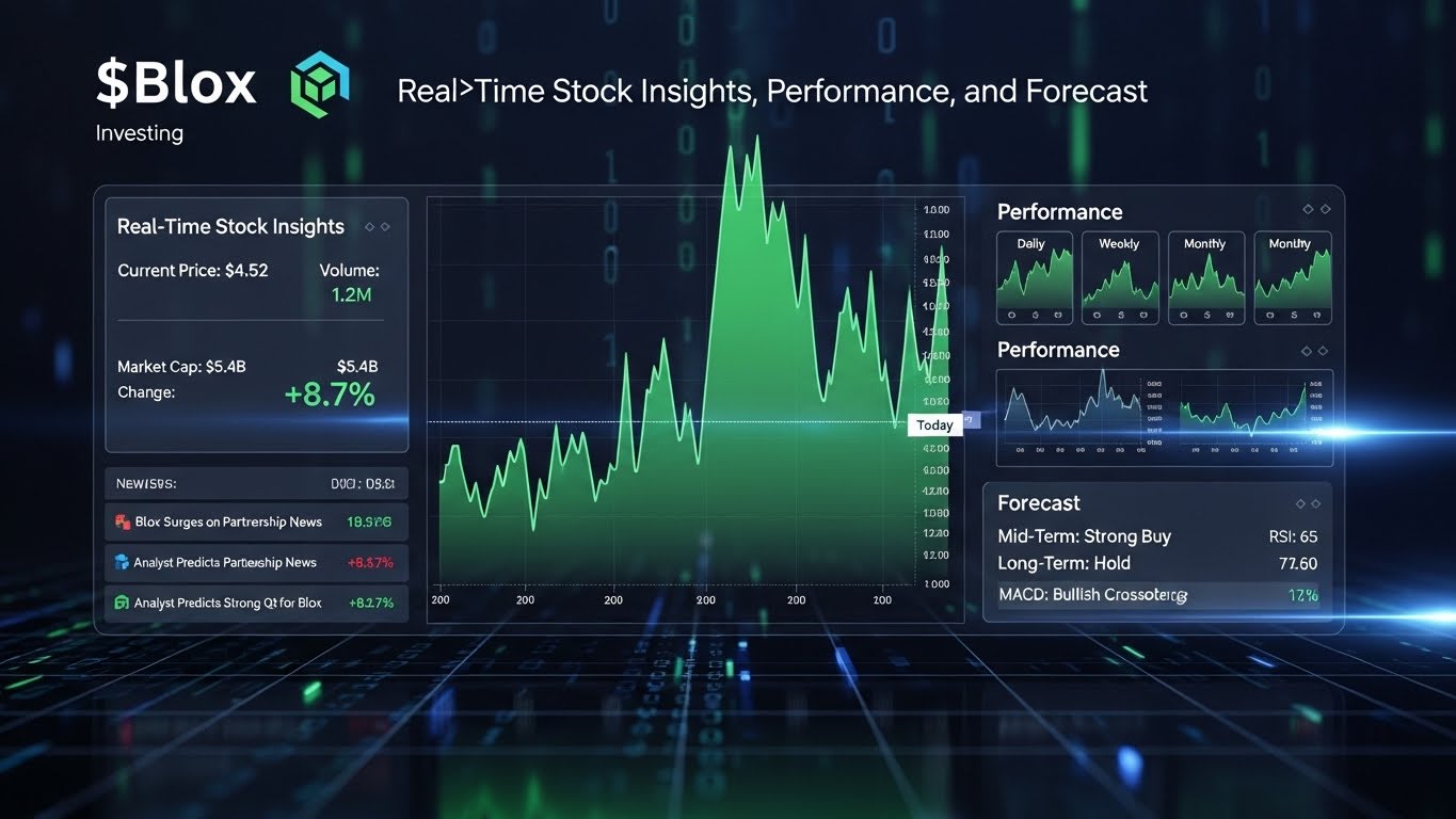 Investing in $Blox: Real‑Time Stock Insights, Performance, and Forecast |  Trader