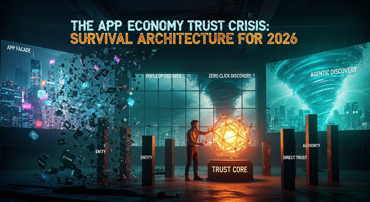The App Economy Trust Crisis: Survival Architecture for 2026