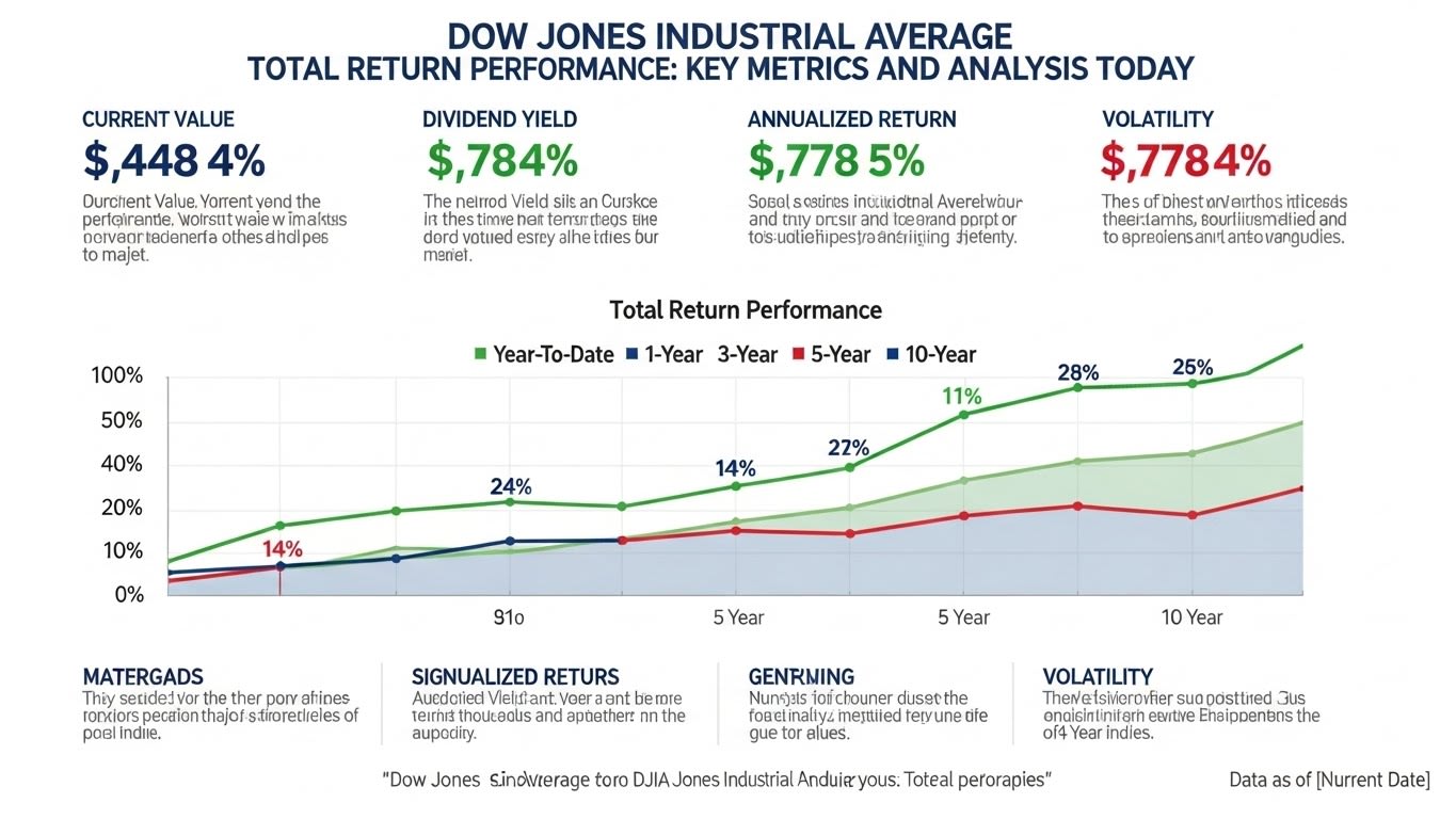 Dow Jones Industrial Average Total Return Performance: Key Metrics and Analysis Today