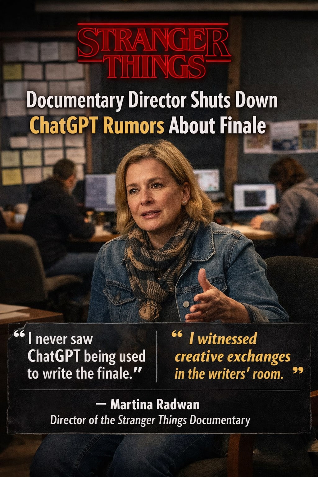 Stranger Things Documentary Director Denies ChatGPT Rumors About Finale Writing