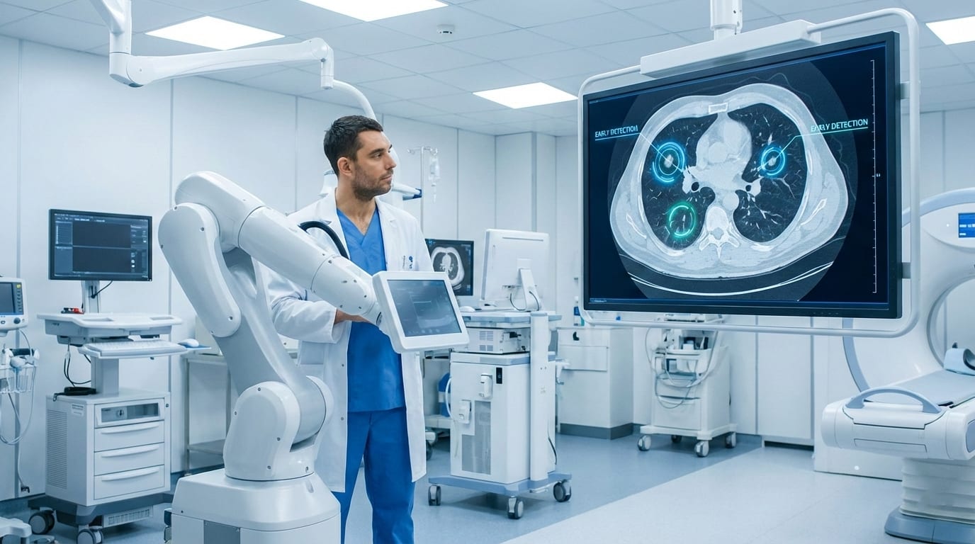 How Robots and AI Are Helping Doctors Catch Lung Cancer Earlier Than Ever
