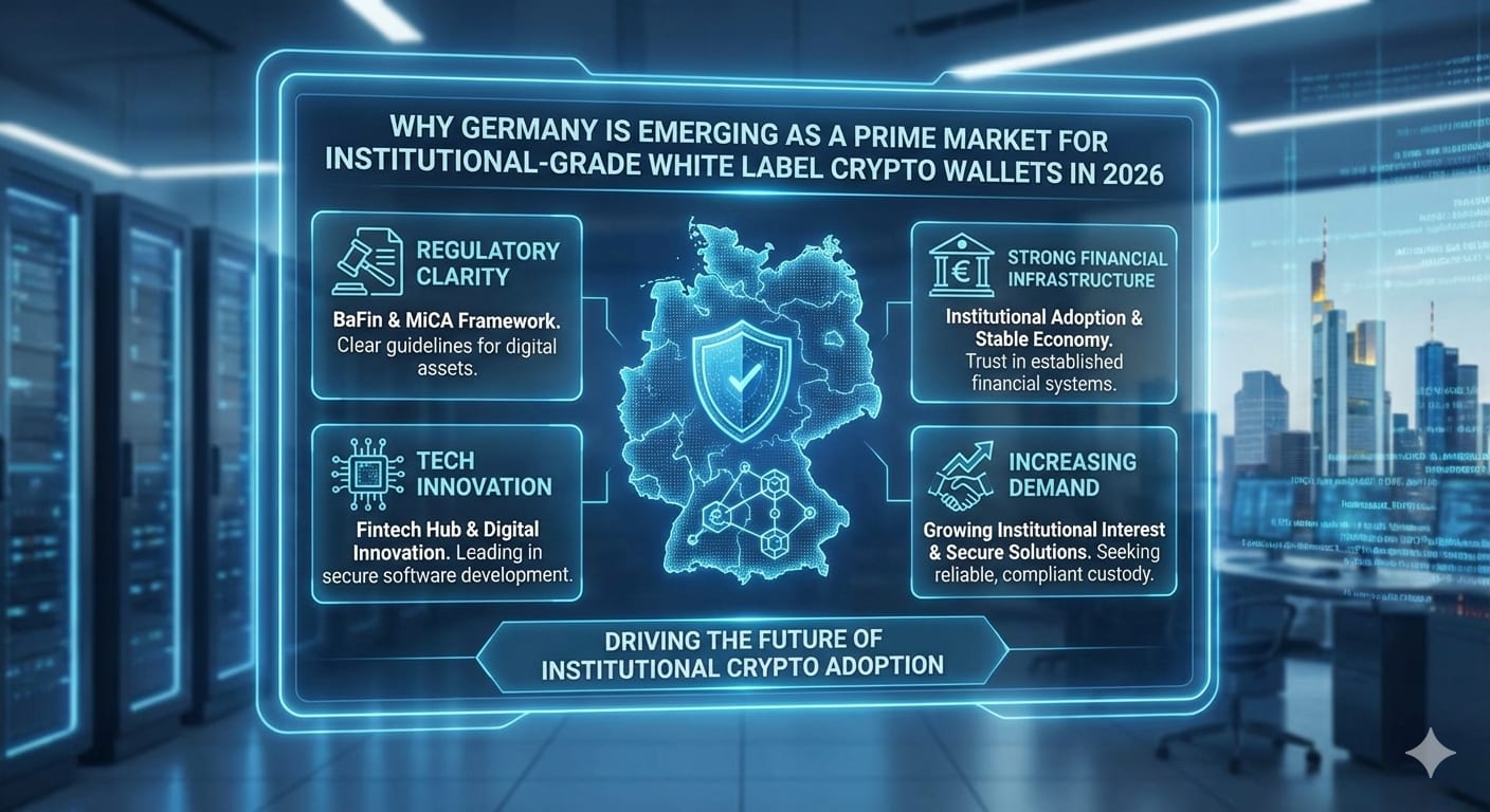 Why Germany Is Emerging as a Prime Market for Institutional-Grade White  Label Crypto Wallets in 2026 | 01