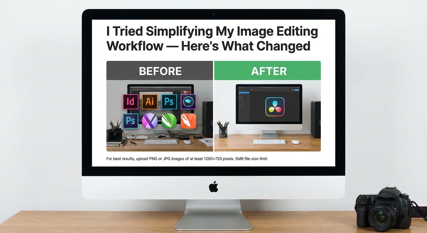 I Tried Simplifying My Image Editing Workflow — Here's What Changed