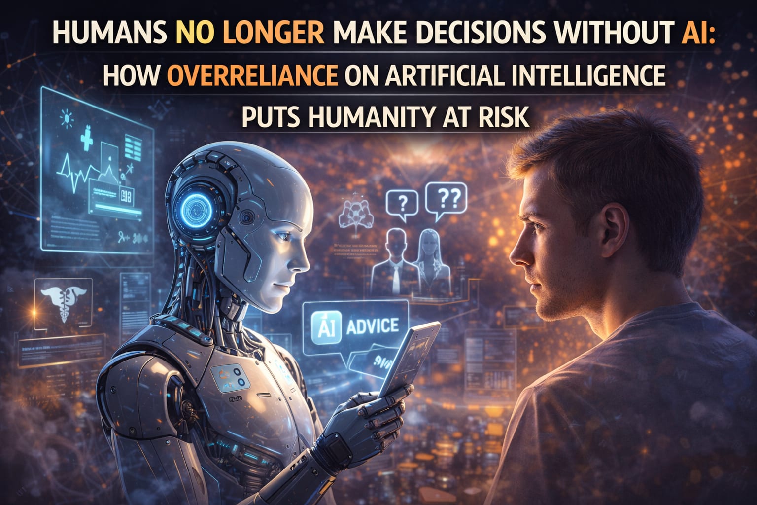 Humans No Longer Make Decisions Without AI: How Overreliance on Artificial Intelligence Puts Humanity at Risk