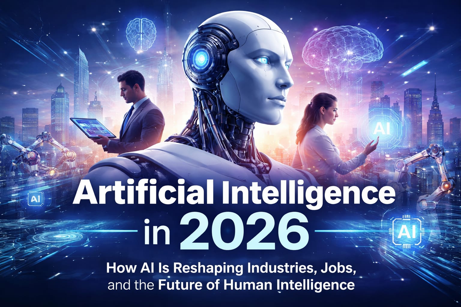 Artificial Intelligence in 2026: How AI Is Reshaping Industries-Jobs-and the Future of Human Intelligence Artificial Intelligence in 2026: How AI Is Reshaping Industries-Jobs-and the Future of Human Intelligence