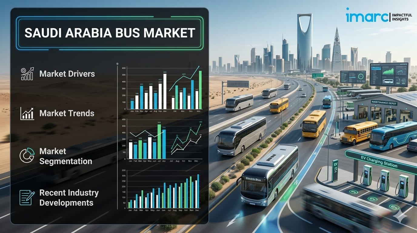 سوق الحافلات في المملكة العربية السعودية: توسعة النقل العام وتحديث الأسطول وتوقعات النمو