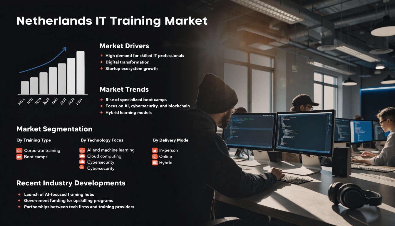 Netherlands IT Training Market 2026: Digital Skills Demand, AI Learning & Workforce Upskilling