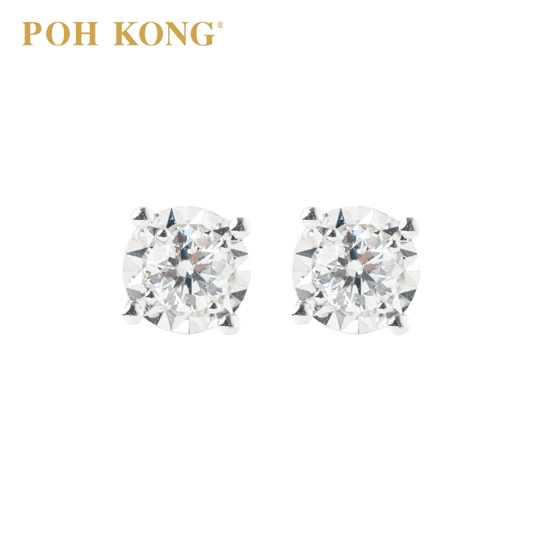 How to Choose the Perfect White Gold Diamond Earring and Hoop Earrings in Gold Jewellery | Styled