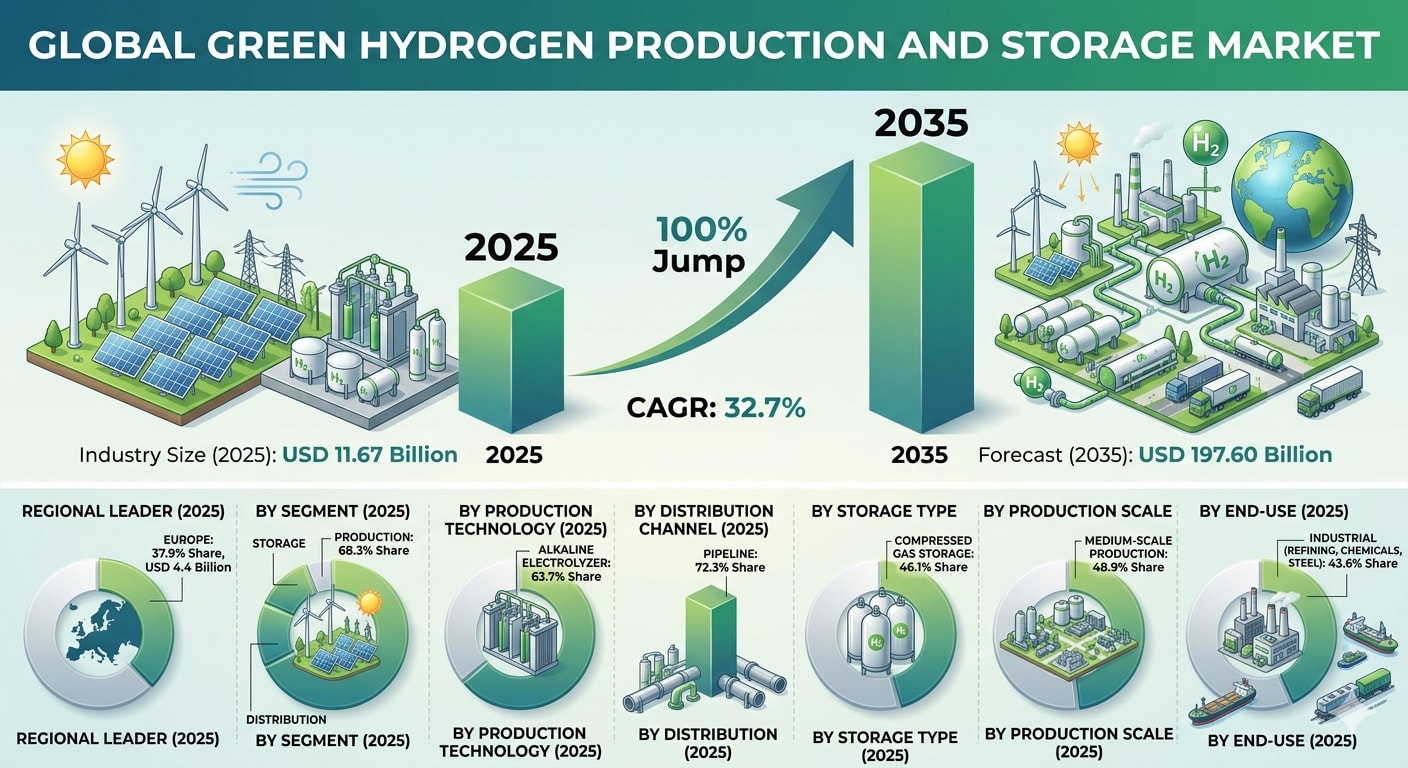 Green Hydrogen Takes Center Stage: A Fast-Growing Market Reshaping ...