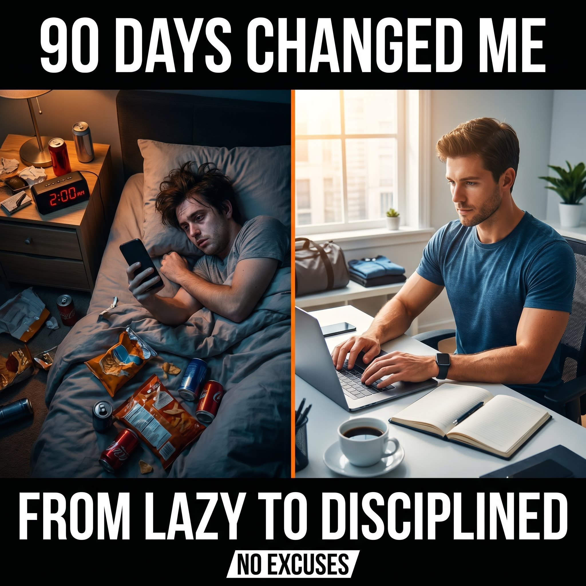 From Lazy to Disciplined: My 90-Day Transformation
