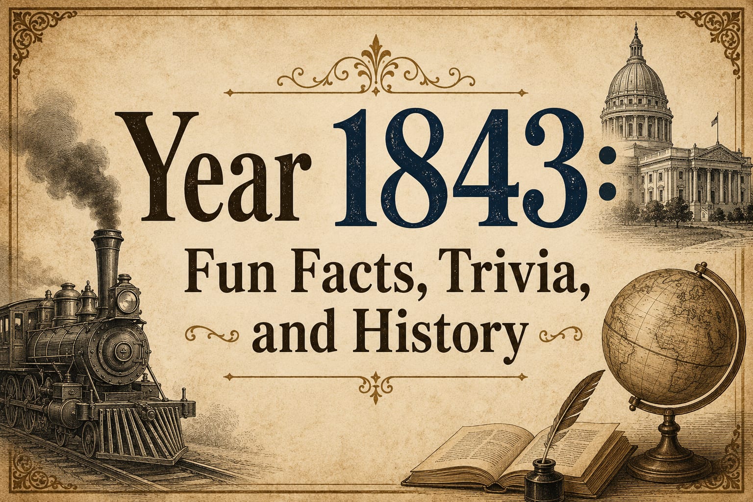 Year 1843: Fun Facts, Trivia, and History | History