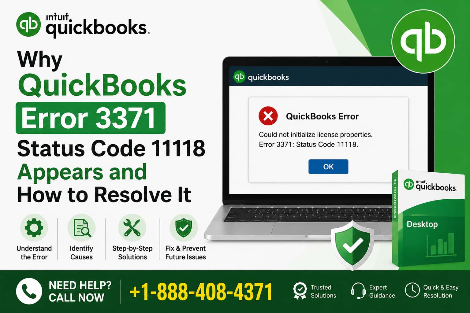 Why QuickBooks Error 3371 Status Code 11118 Appears and How to Resolve It | Education