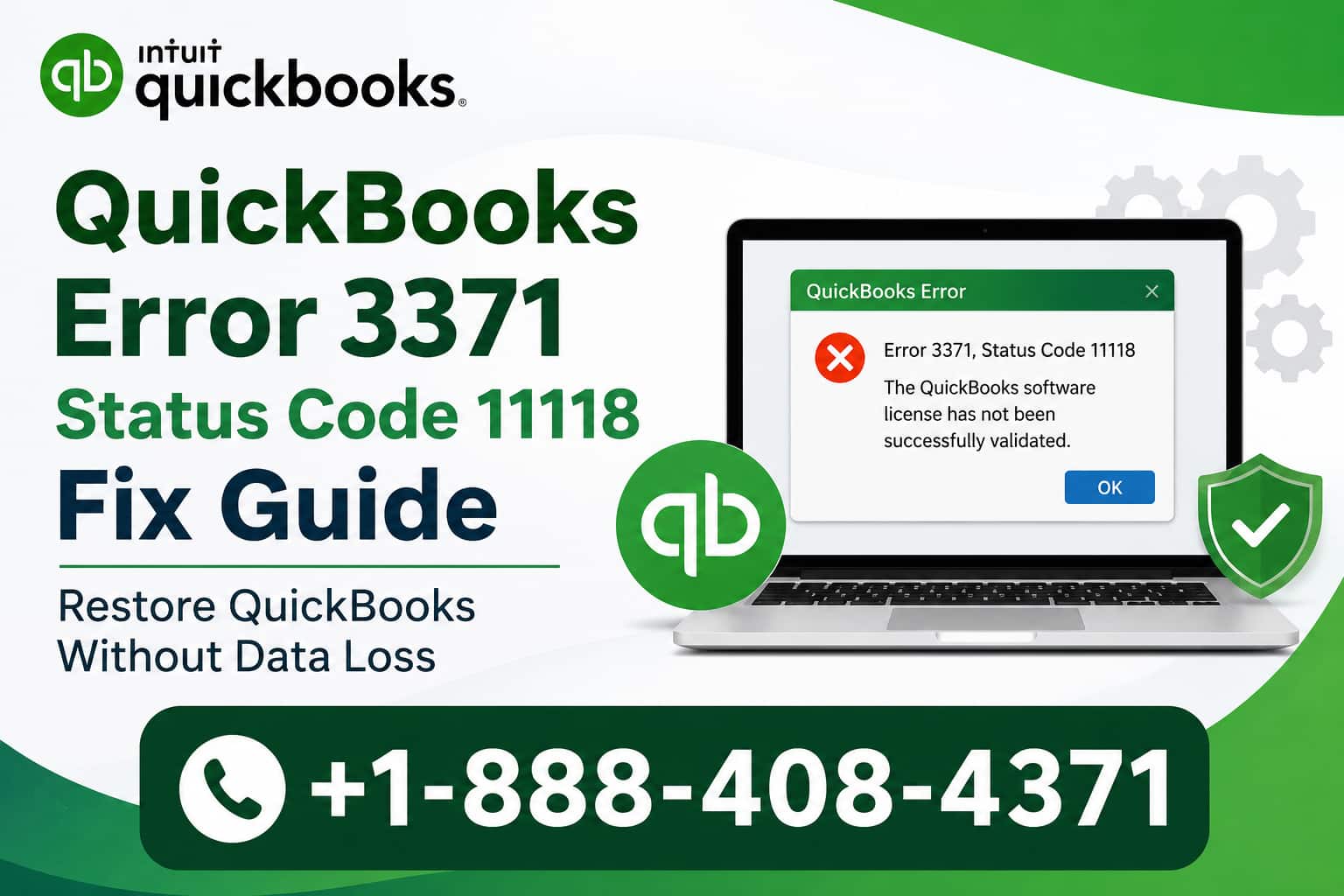 QuickBooks Error 3371 Status Code 11118 Fix Guide - Restore QuickBooks Without Data Loss | Education