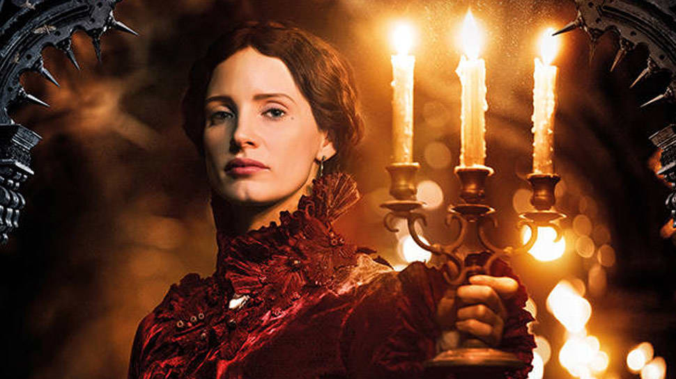 lucille sharpe red dress Crimson Peak