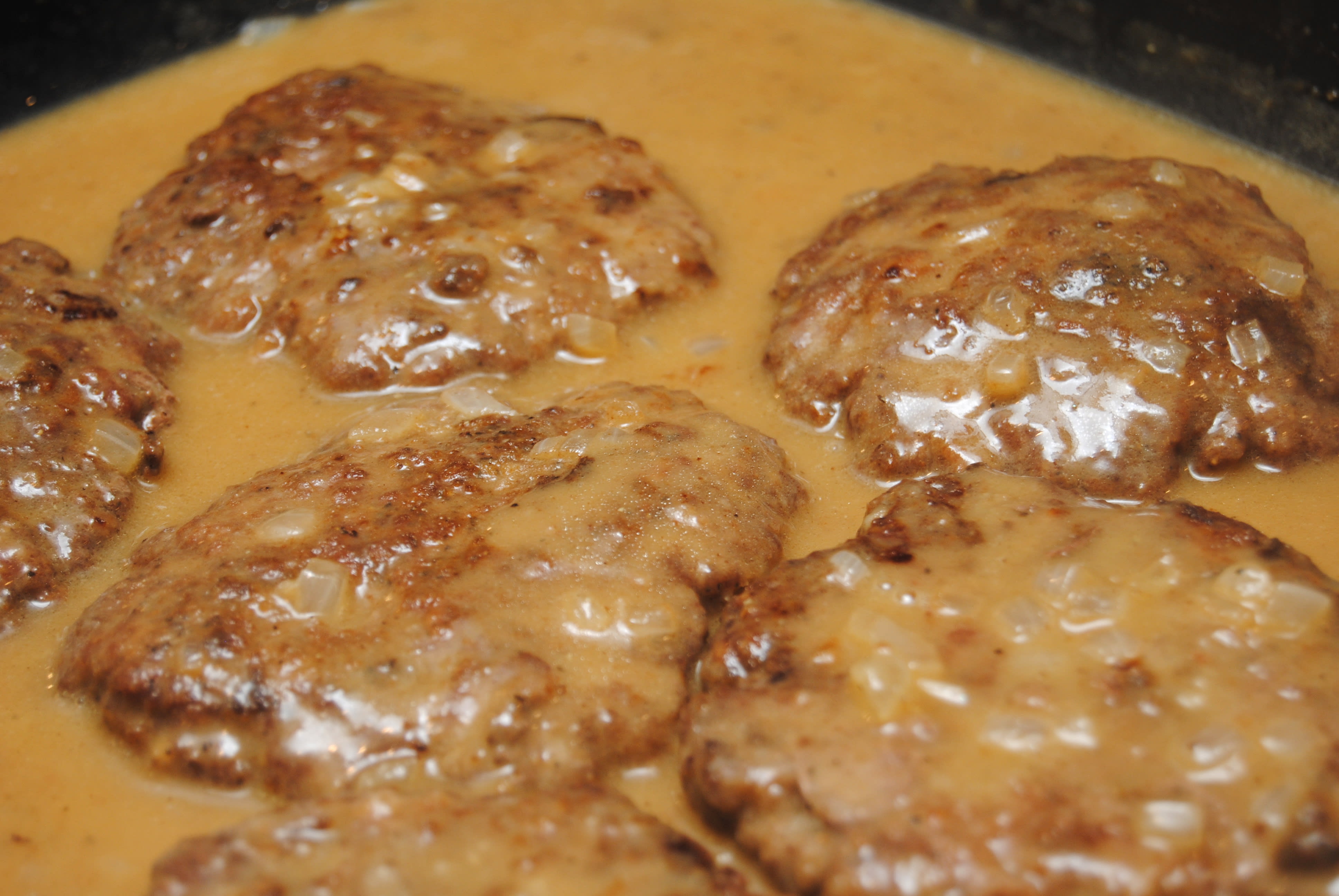Simply Samantha Crockpot Country Style Steak With Bacon Gravy Feast