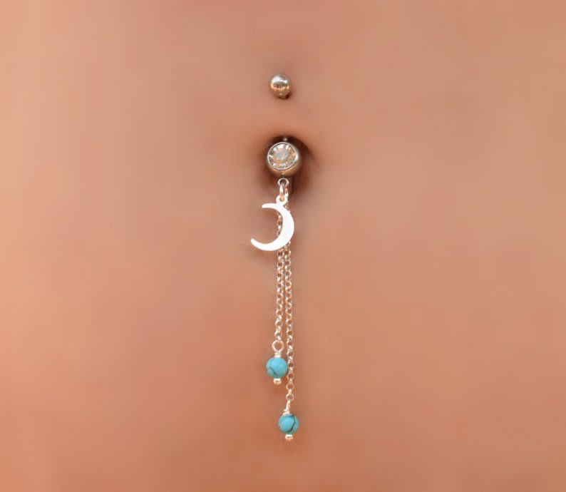 Designer Belly Rings. Luxury Body Jewellery for Belly Piercings.