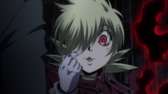 Screencap of a female character from hellsing ultimate anime