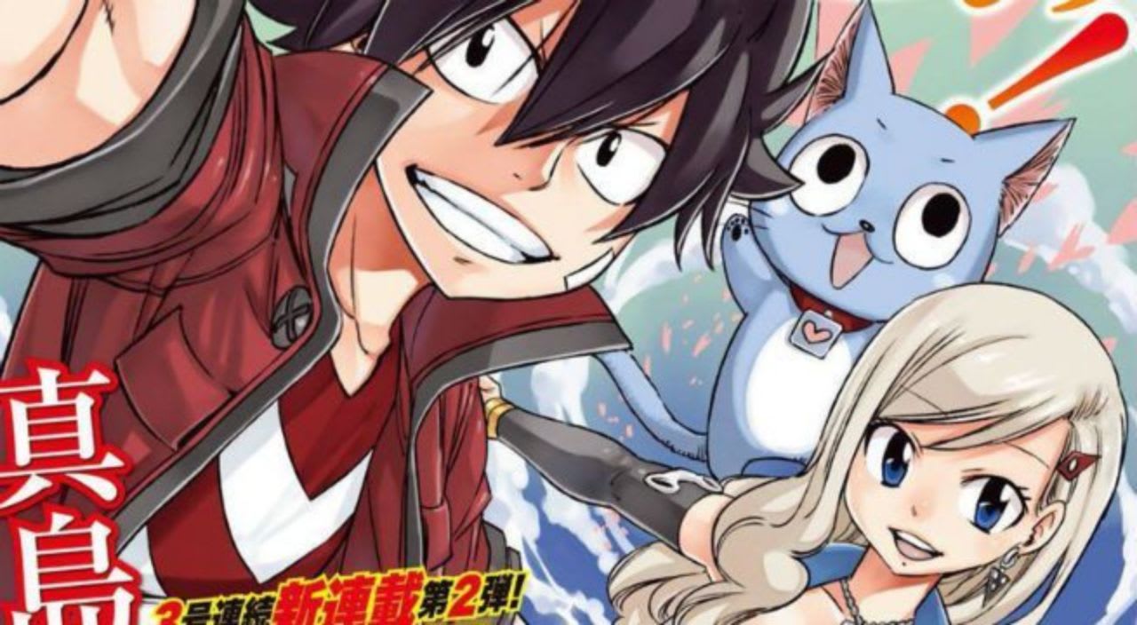 Happy and Other Fairy Tail Character Designs in Edens Zero